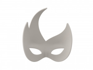 fancy mask Modello 3D