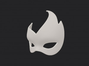 fancy mask Modello 3D