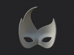 fancy mask Modello 3D