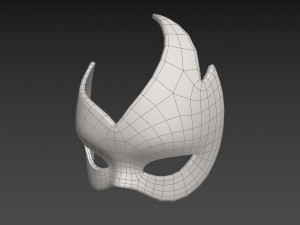 fancy mask Modello 3D