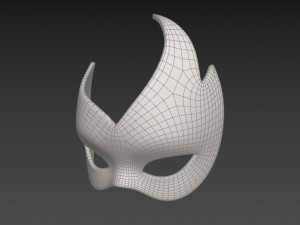 fancy mask Modello 3D