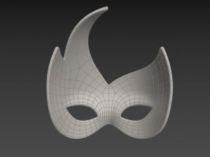 fancy mask Modello 3D