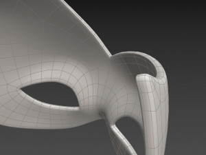 fancy mask Modello 3D