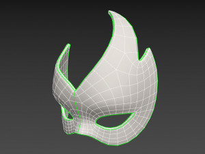 fancy mask Modello 3D