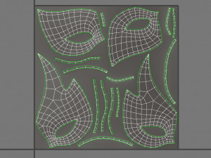 fancy mask Modello 3D