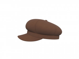 poor boy hat Modello 3D