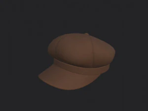 poor boy hat 3D Model