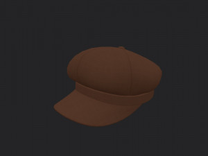 poor boy hat Modello 3D