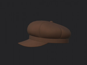 poor boy hat Modello 3D