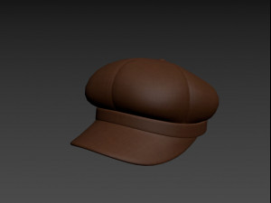 poor boy hat Modello 3D