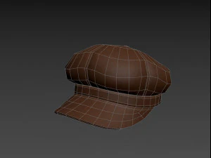 poor boy hat 3D Model