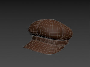 poor boy hat Modello 3D