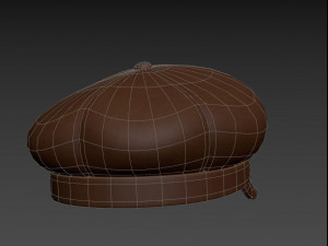 poor boy hat Modello 3D