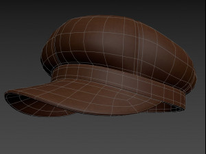 poor boy hat Modello 3D