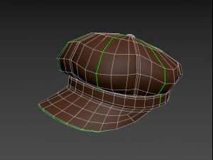 poor boy hat 3D Model