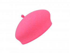 wool beret hat Model 3D
