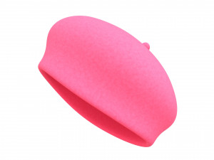 wool beret hat Model 3D