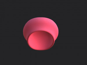 wool beret hat Model 3D