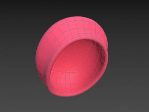 wool beret hat 3D Model