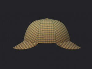 deerstalker hat Modelo 3D