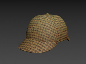 deerstalker hat Modelo 3D