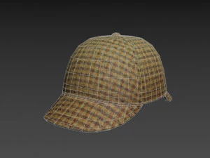 deerstalker hat 3D Model