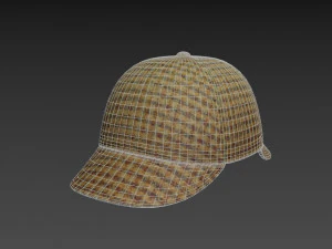 deerstalker hat 3D Model