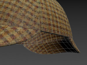deerstalker hat Modelo 3D