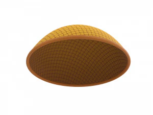 japanese monk hat 3D Model