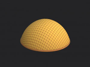 japanese monk hat 3D Model
