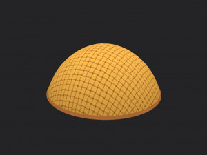 japanese monk hat Modèle 3D