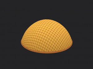japanese monk hat 3D Model