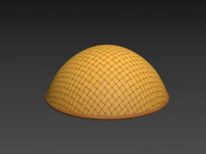 japanese monk hat 3D Model