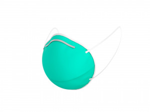 3m surgical mask 3D Model