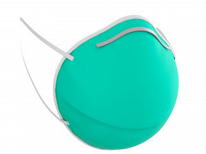 3m surgical mask Modèle 3D