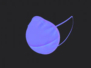 3m surgical mask 3D Model