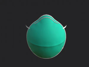 3m surgical mask 3D Model