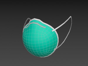 3m surgical mask Modèle 3D