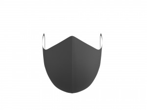 black surgical mask 3Dモデル