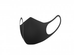 black surgical mask 3Dモデル
