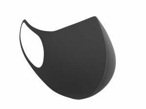black surgical mask 3Dモデル