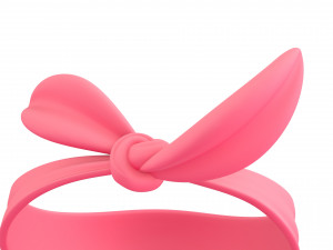 lady headband Model 3D