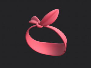 lady headband Model 3D
