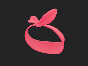 lady headband Model 3D