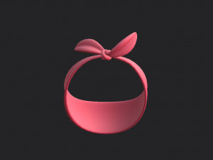 lady headband Model 3D