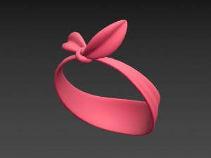 lady headband Model 3D