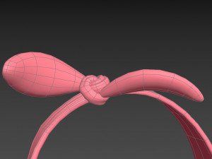 lady headband Model 3D