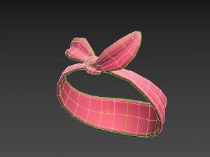 lady headband 3D Model