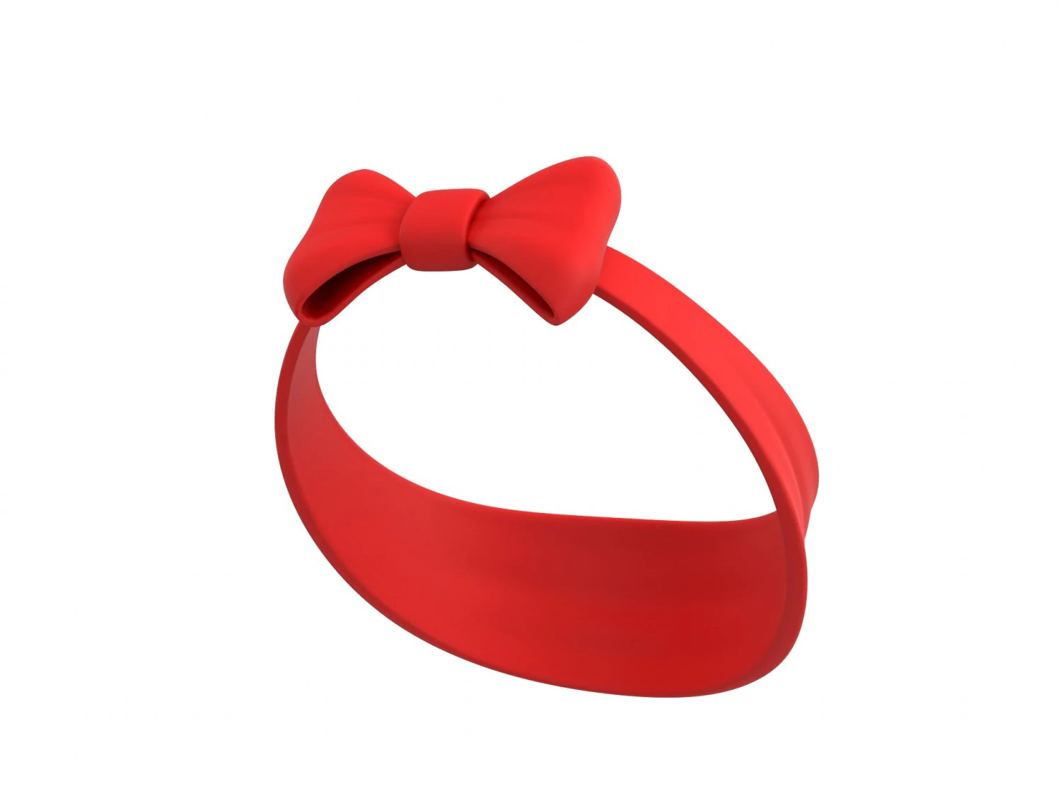 bow headband 3D Model .c4d .max .obj .3ds .fbx .stl .blend