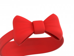 bow headband 3D 모델